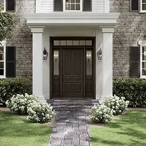 Traditional Front Door in Ebony