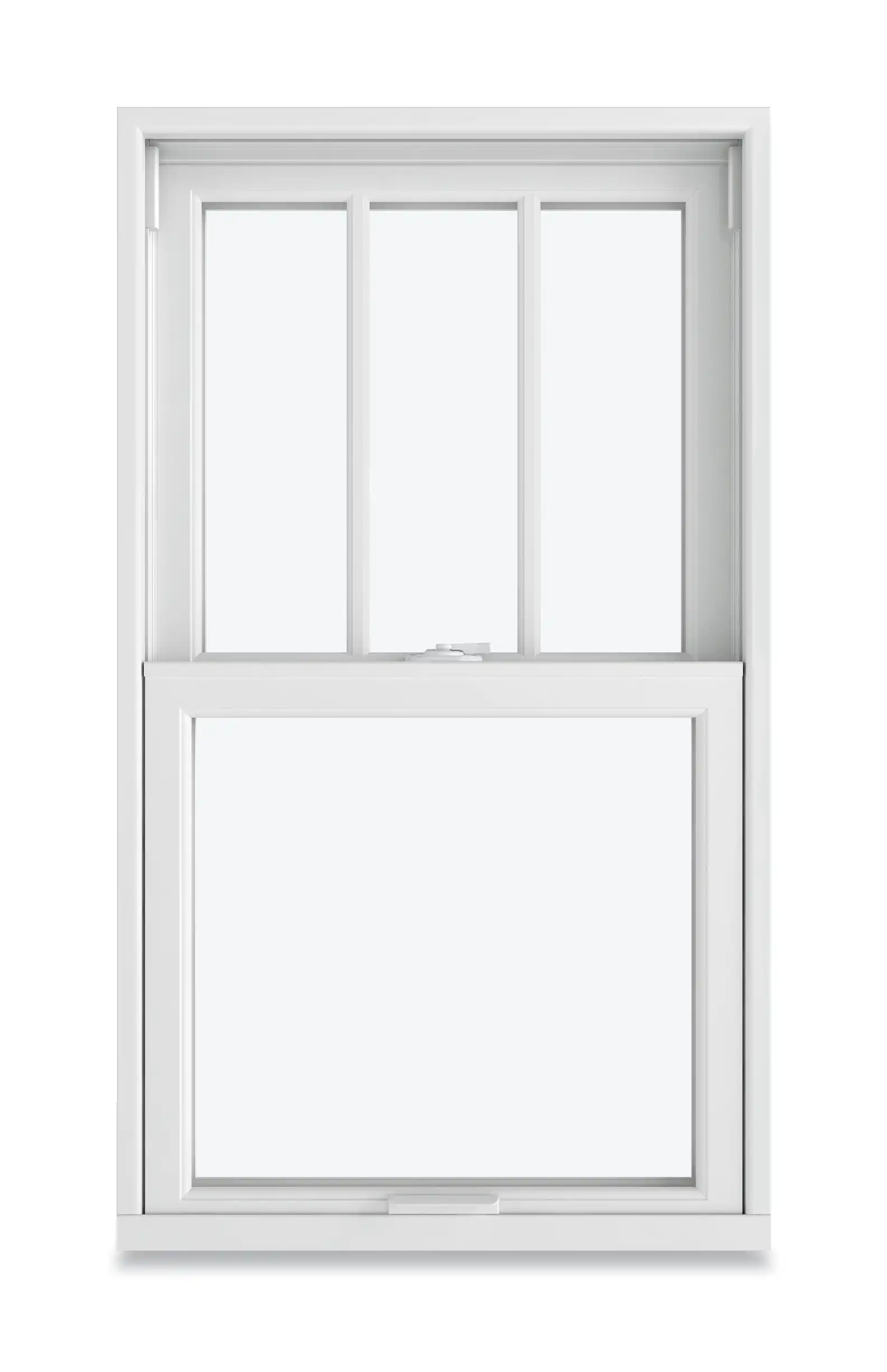 Image of a Marvin Replacement Double Hung window with Rectangular Divided Lites.