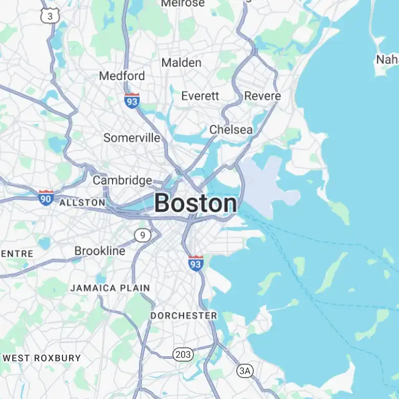 Map of Boston
