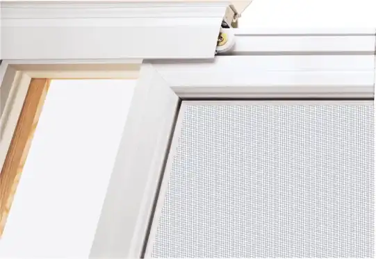 White Marvin Replacement Top-Hung Patio Door Screen Door.