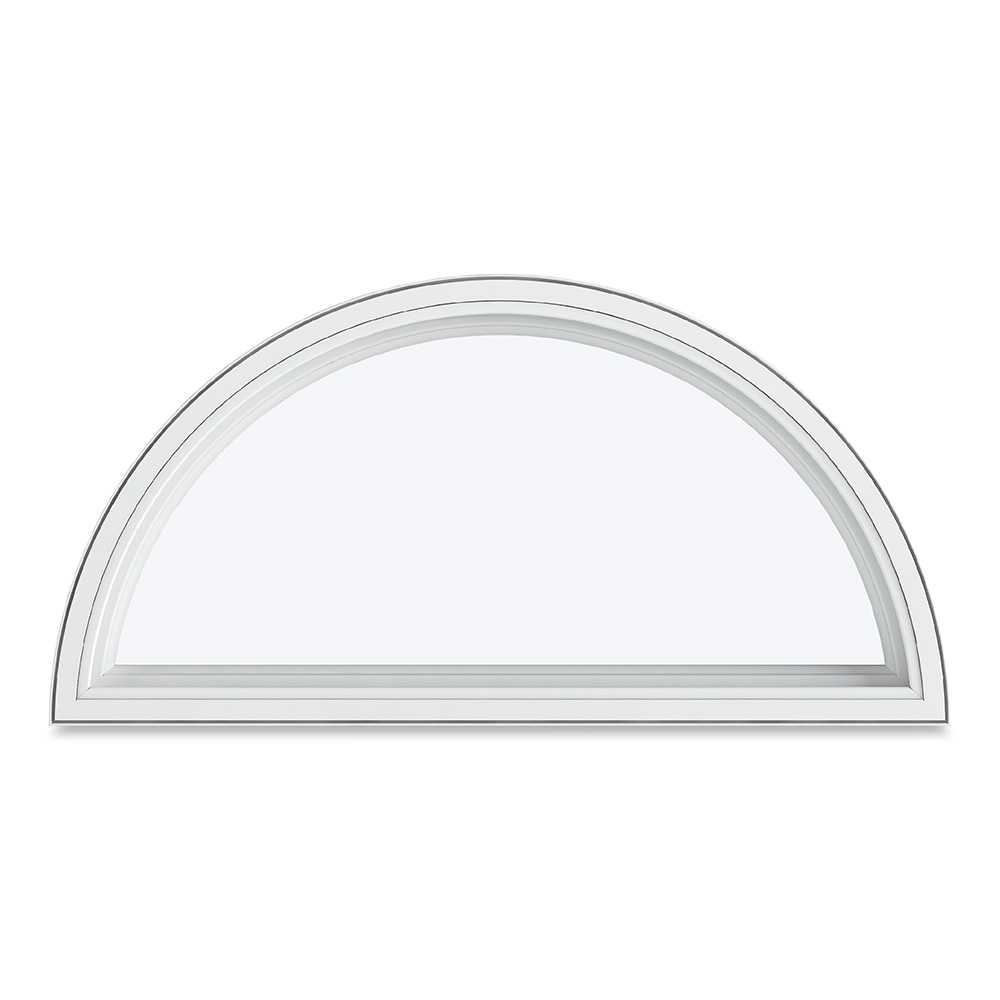 Marvin Replacement White Half Round Window