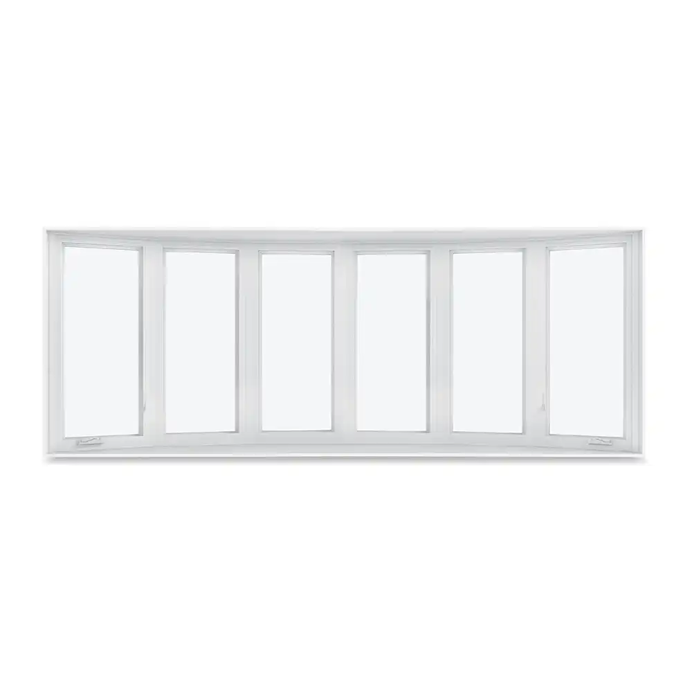 Example of a six-wide casement bow window.