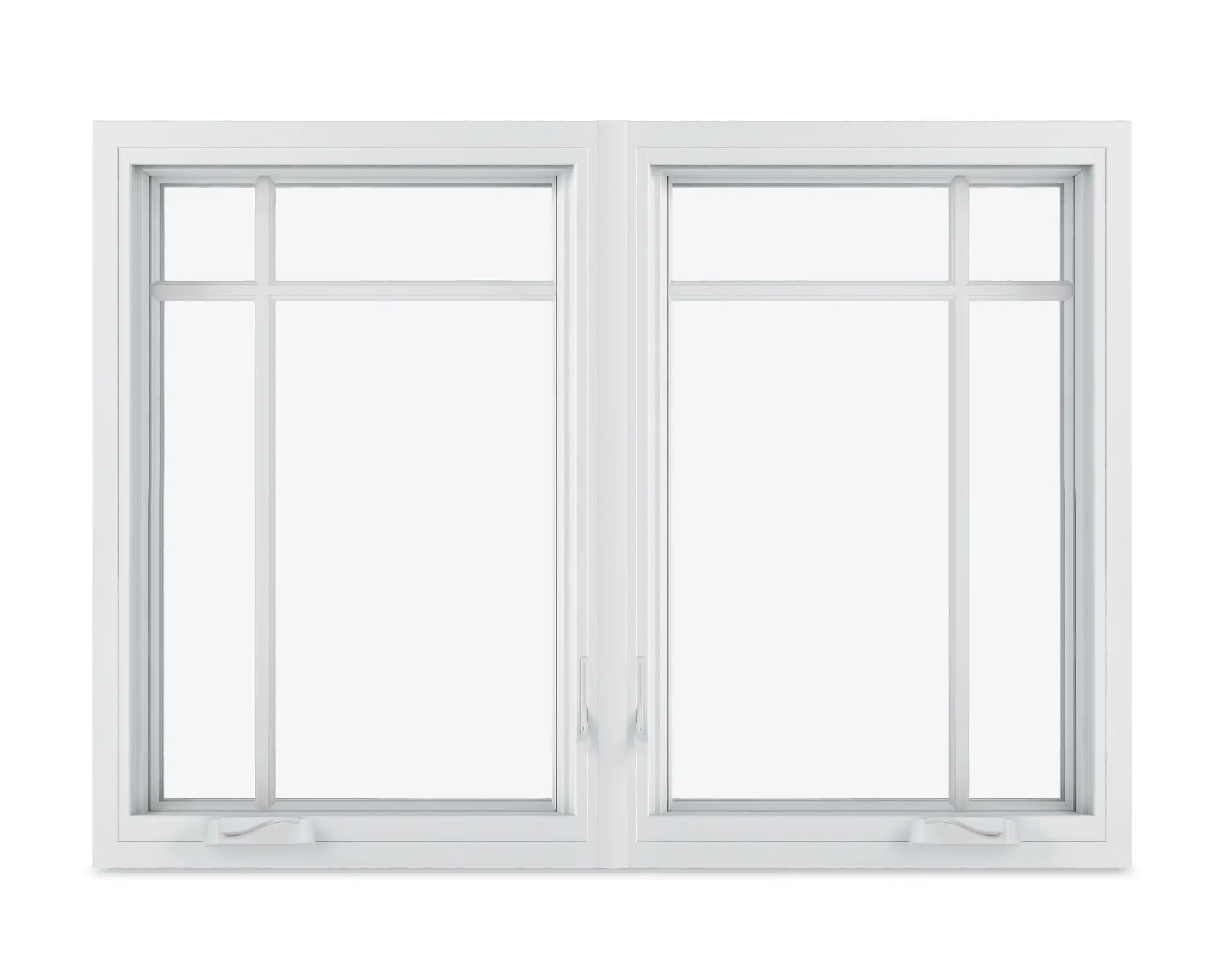 Marvin Replacement Casement Windows with Prairie Two-Wide Divided Lites.