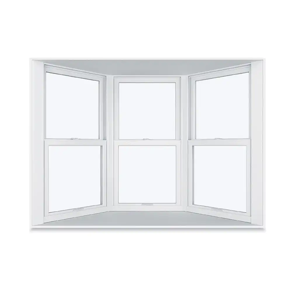 Marvin Replacement Three Wide Double Hung Bay Window