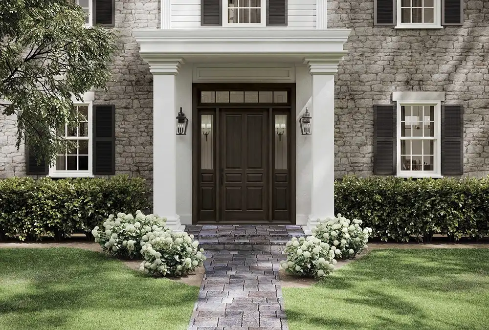 Traditional Front Door in Ebony