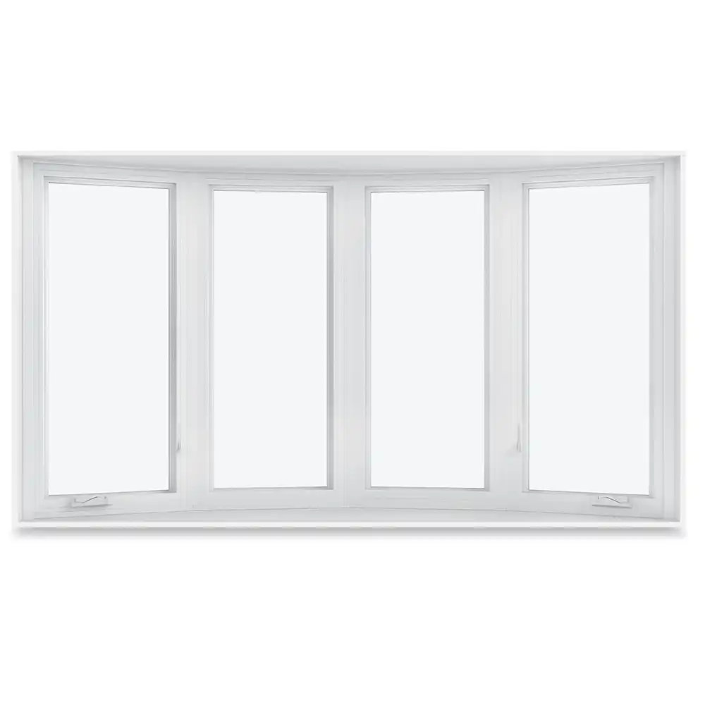 Example of a Marvin Replacement four-wide casement bow window.